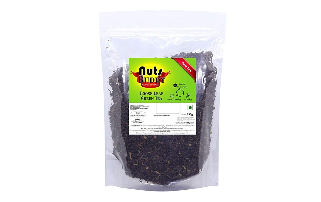 Nuts Buddy Loose Leaf Green Tea    Pack  200 grams